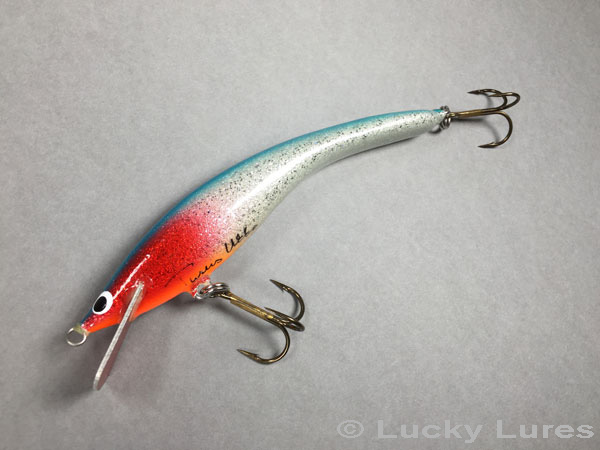 Die Farbe 152G des Turus Ukko Wobblers in 12 cm ist top für das Zanderangeln.